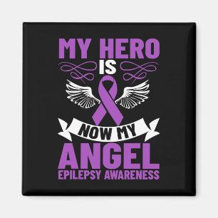 Aimant Epilepsie Ruban Mon Héros Est Maintenant Mon Ange 