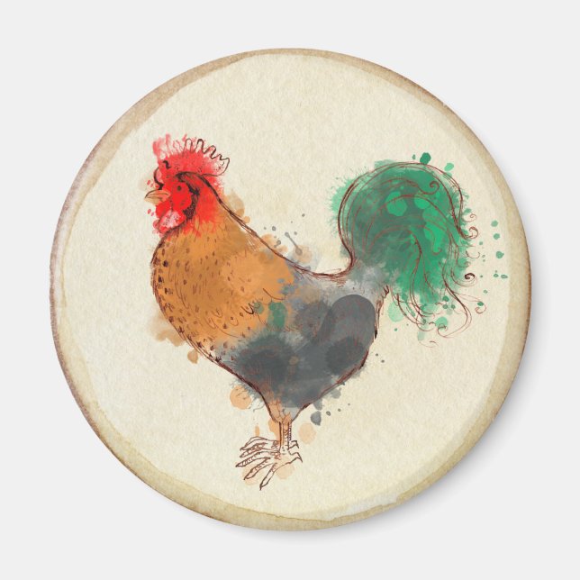 Aimant Épouse de poulet (Devant)