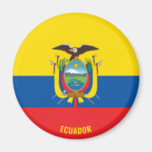 Aimant Equateur Drapeau de charme patriotique