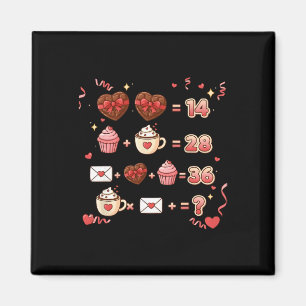 Aimant Équation mathématique drôle de la Saint-Valentin 6