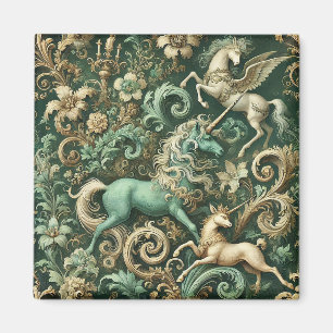 Aimant Equinoxe céleste - Papier Peint Mythique Unicorne