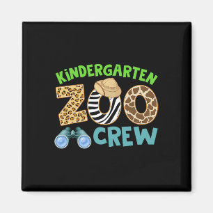 Aimant Équipage de la maternelle Zoo Safari d'animaux sau