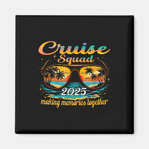 Aimant Équipe de croisière 2025 Groupe familial correspon