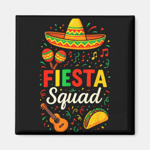 Aimant Équipe de fiesta - fête du cinq mai mexicaine Fies