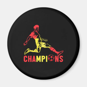 Aimant Équipe de football joueur Ball Espagne Drapeau Foo