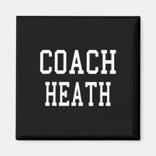 Aimant Équipe de football sur mesure Coach Heath pour l'é