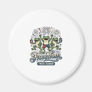 Aimant Équipe de grenouille de liberté Modèle de chemise