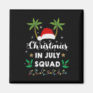 Aimant Équipe de Noël en Juillet Drôle d'Été Xmas Santa H
