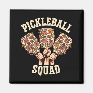 Aimant Équipe de pickleball drôle équipe de pickleball fe