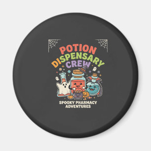 Aimant Équipe de potion de pharmacie Halloween