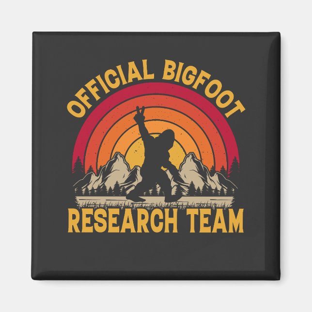 Aimant Équipe de recherche originale de Bigfoot (Devant)