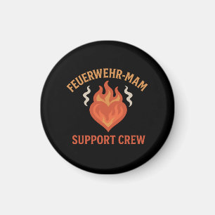 Aimant Équipe de soutien des mamans pompiers – Fière fami