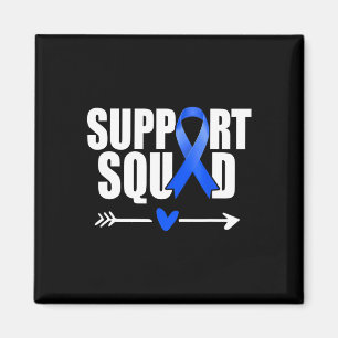 Aimant Équipe de soutien Hommes Femmes Sensibilisation au