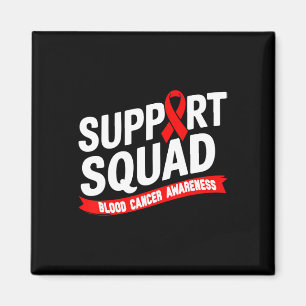 Aimant Équipe de soutien Mois de la sensibilisation au ca