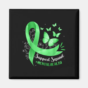 Aimant Équipe de soutien Sensibilisation à la santé menta
