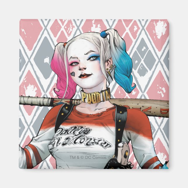 Aimant Équipe de suicide | Harley Quinn (Devant)