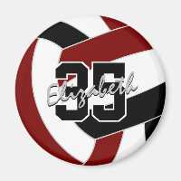 équipe de volley-ball noir marron couleurs cadeaux