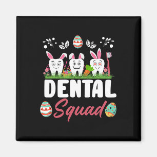 Aimant Équipe dentaire Funny Tooth Dental Squad instantan