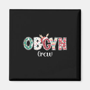 Aimant Équipe d'obstétrique de l'équipage de Noël Obgyw O