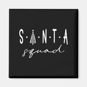 Aimant Équipe du Père Noël Équipe de Noël Équipe du Père