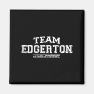 Aimant Équipe Edgerton _ Nom de famille fière famille Nom