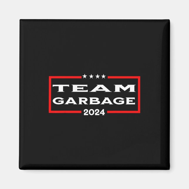 Aimant Équipe Garbage 2024 2 (Devant)