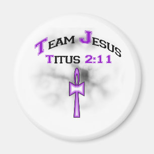 Aimant Équipe Jésus Titus chrétien 211