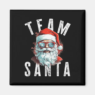 Aimant Équipe Père Noël Noël Funny Noël Noël Noël Père No