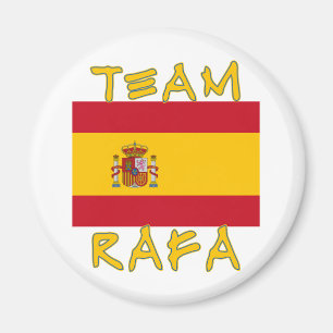 Aimant Équipe Rafa avec drapeau espagnol