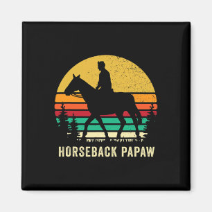 Aimant Équitation Rider Papaw Cheval équitation Cheval Re