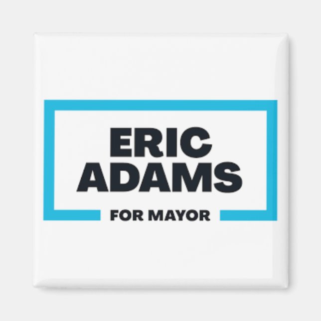 Aimant Eric Adams Pour Le Maire De New York (Devant)