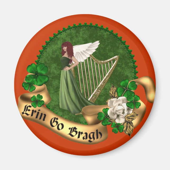 Aimant Erin Go Bragh Irish (Devant)