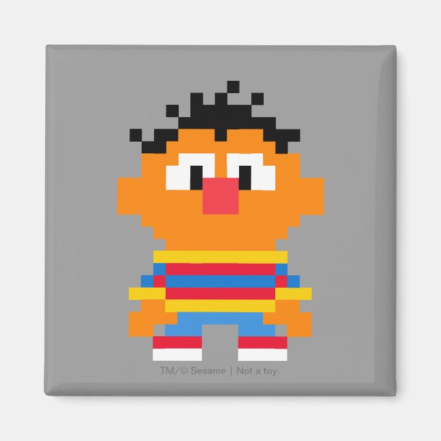 Aimant Ernie Pixel Art (Devant)