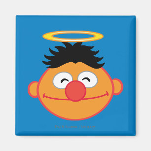 Aimant Ernie Souriant visage avec Halo