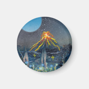 Aimant Éruption volcanique