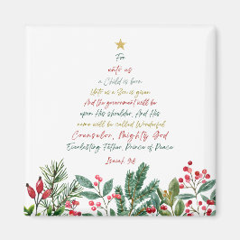 Aimant Ésaïe 9:6 Pour nous un enfant est né Noël