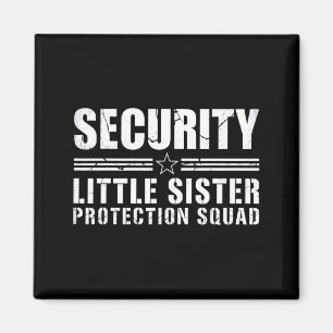 Aimant Escouade de protection de petite sœur de sécurité