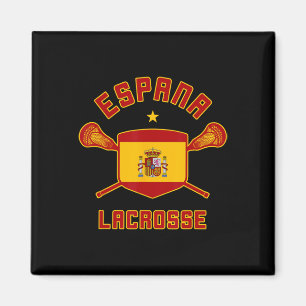 Aimant Espagne Crosse Espagnol Drapeau Espana Lax Tee