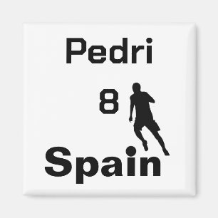 Aimant Espagnol Football, personnalisable