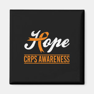 Aimant Espère Rsd Crps Mois De Sensibilisation Orange Rib