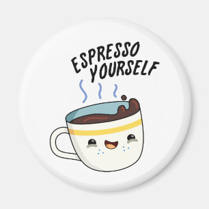 Aimant Espresso Yourself amusant jeu de café