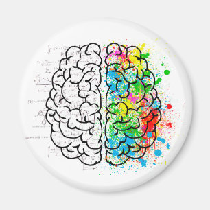 Aimant esprit cerveau psychologie idée coeurs