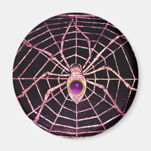 Aimant ESPRIT ET WEB Améthyste violet noir
