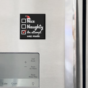 Aimant Essai de Noël gentil méchant a été fait Xmas
