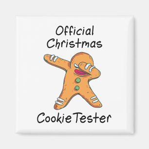 Aimant Essai officiel de cookie de Noël