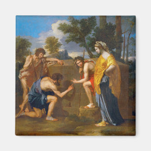 Aimant Et dans Arcadia ego, Poussin