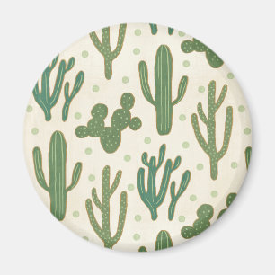 Aimant Étape Geo Sud-Ouest Motif de Cactus du désert