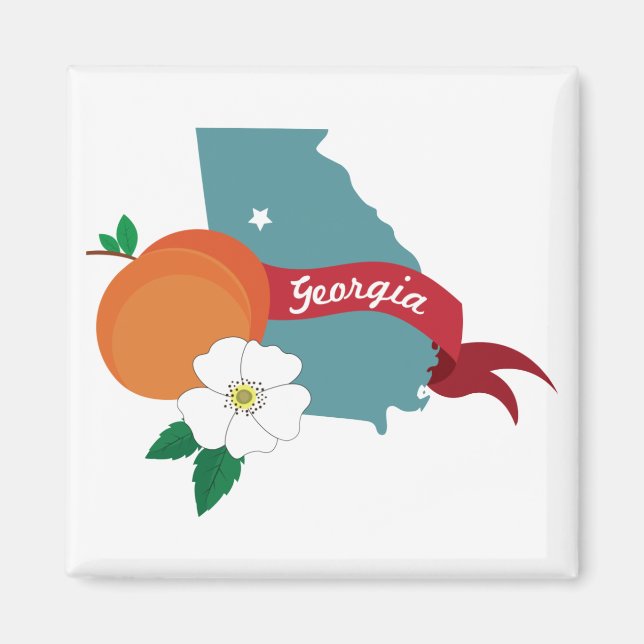 Aimant État de Géorgie (Devant)