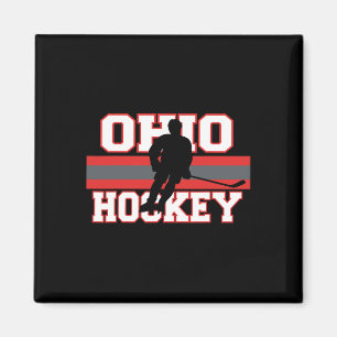 Aimant État De L'Ohio Joueur De Hockey Sur Glace Gear Coa