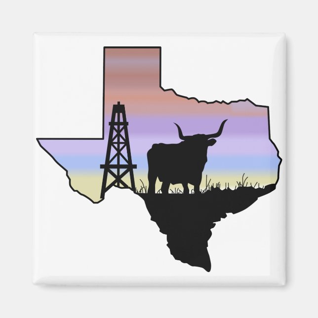 Aimant État du Texas (Devant)